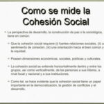 ¿Cómo se mide la cohesión social en finanzas?