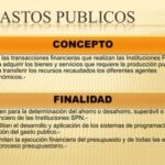 ¿Qué es el gasto público en finanzas?